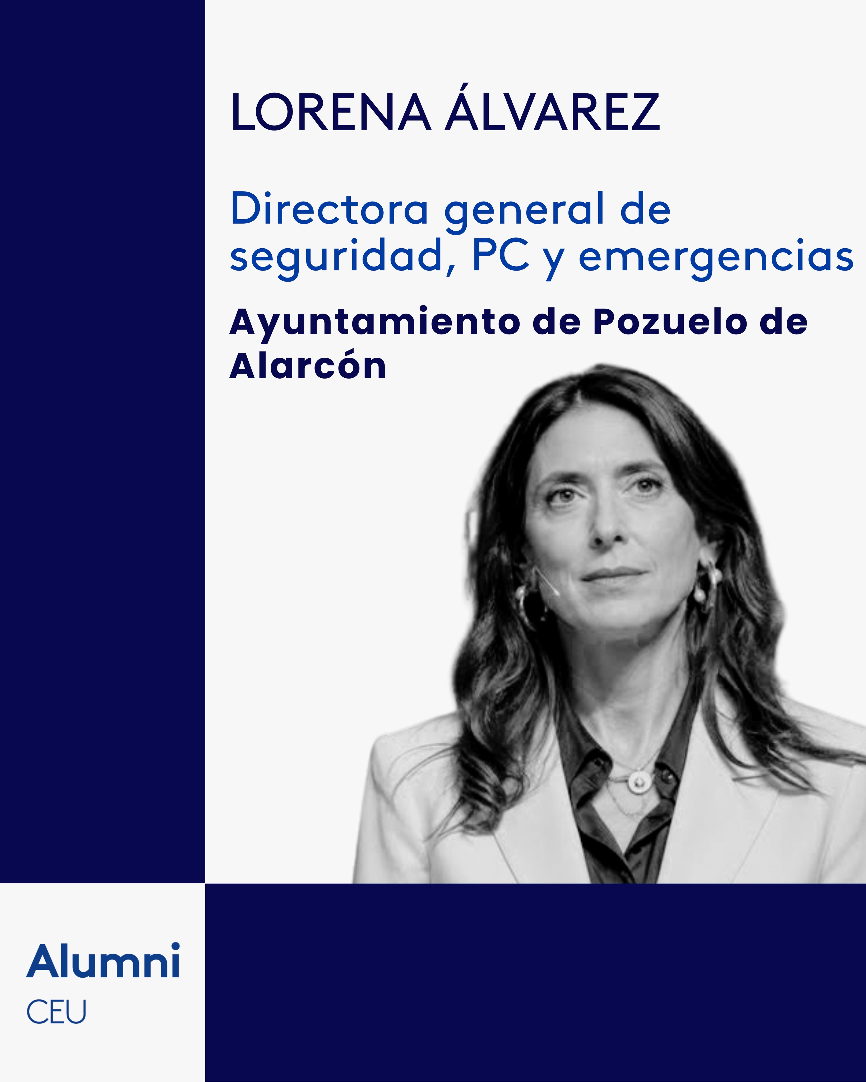 ¡Tenemos buenas noticias! 🎉
Nuestra #AlumniCEU Lorena Álvarez ha sido nombrada nueva directora general de Seguridad, Protección Civil y Emergencias del Ayuntamiento de Pozuelo de Alarcón.👏✨
Licenciada en Periodismo por la @universidad_ceu_sanpablo, cuenta con más de 20 años de experiencia como inspectora de la Policía Nacional y más de medio centenar de reconocimientos profesionales.🎓
Desde CEU Alumni, seguimos celebrando contigo cada avance de tu camino profesional. ¡Enhorabuena!💼🌟
🔗Consulta más nombramientos CEU en nuestra web.
#CEUAlumni #Liderazgo #Talento #Nombramiento #TalentoCEU